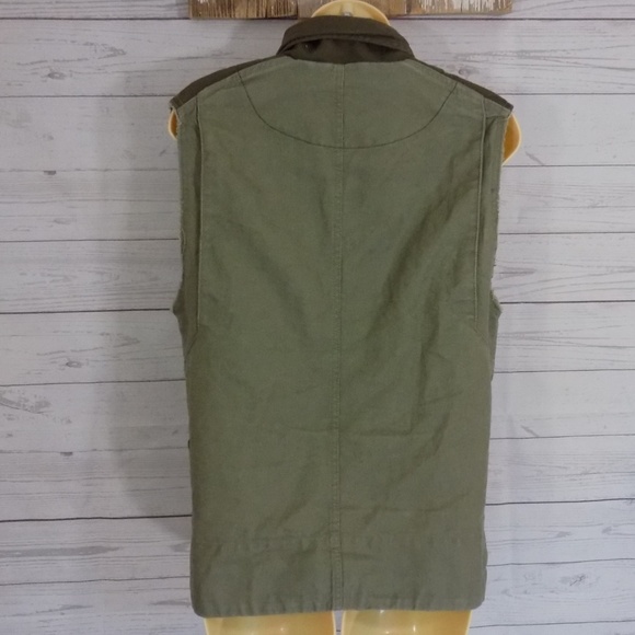 Wilfred Free Aritzia LINN Cargo Army Vest  Sz S - Picture 5 of 8